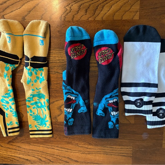 Stance Men's Vibrant Crew Socks Trio - Picture 1 of 2